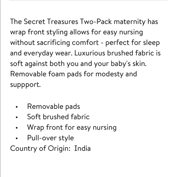 Maternity wrap front sleep bra (2) - Picture 3 of 3